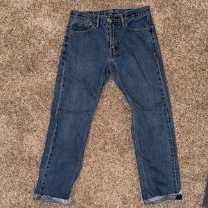 Men's Levi Indigo Straight Jeans